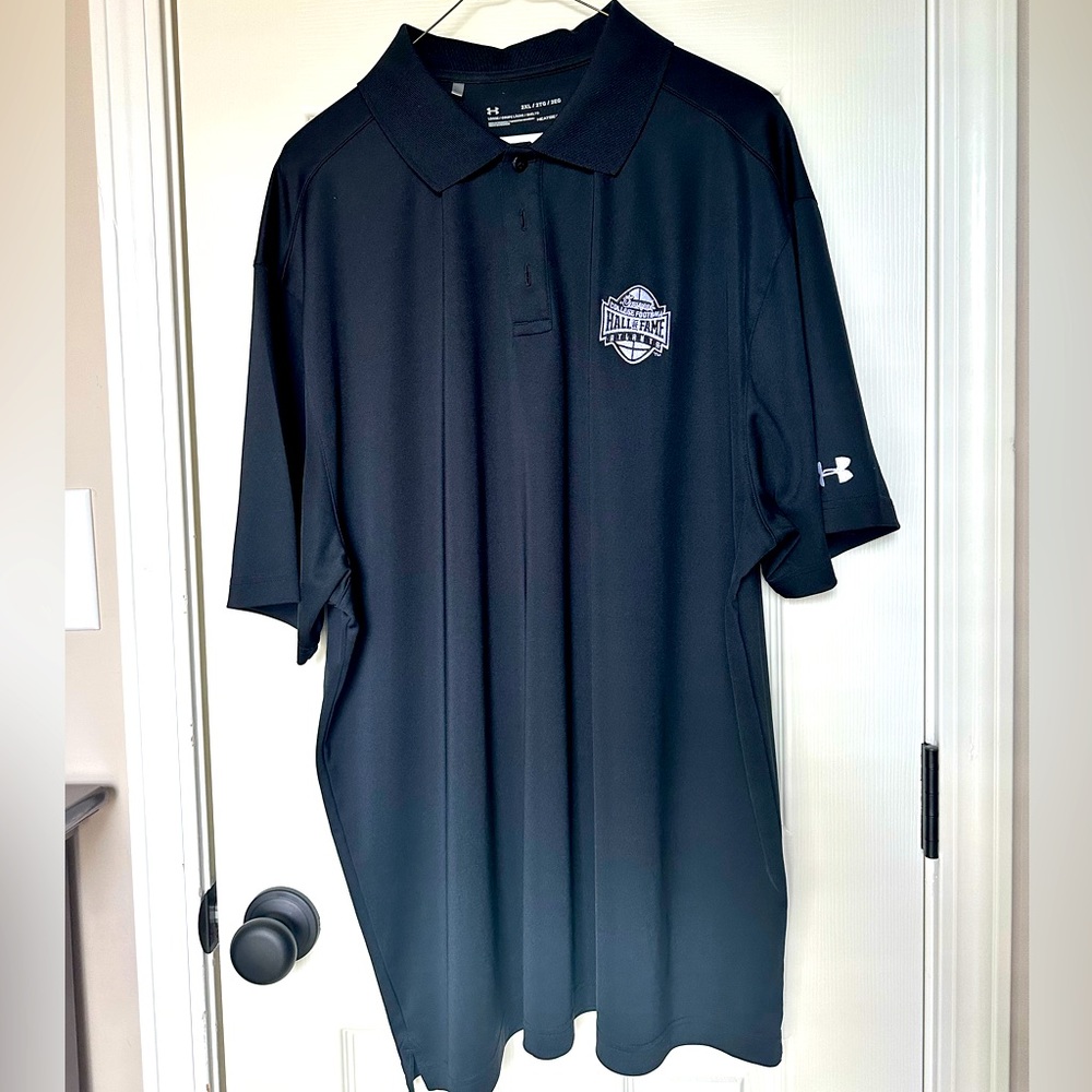 UNDER ARMOUR Black College Football Hall of Fame Polo XXL